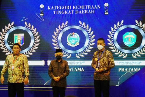 Sumut Raih Penghargaan Kategori Kemitraan Tingkat Daerah di Ajang KPPU Award 2021